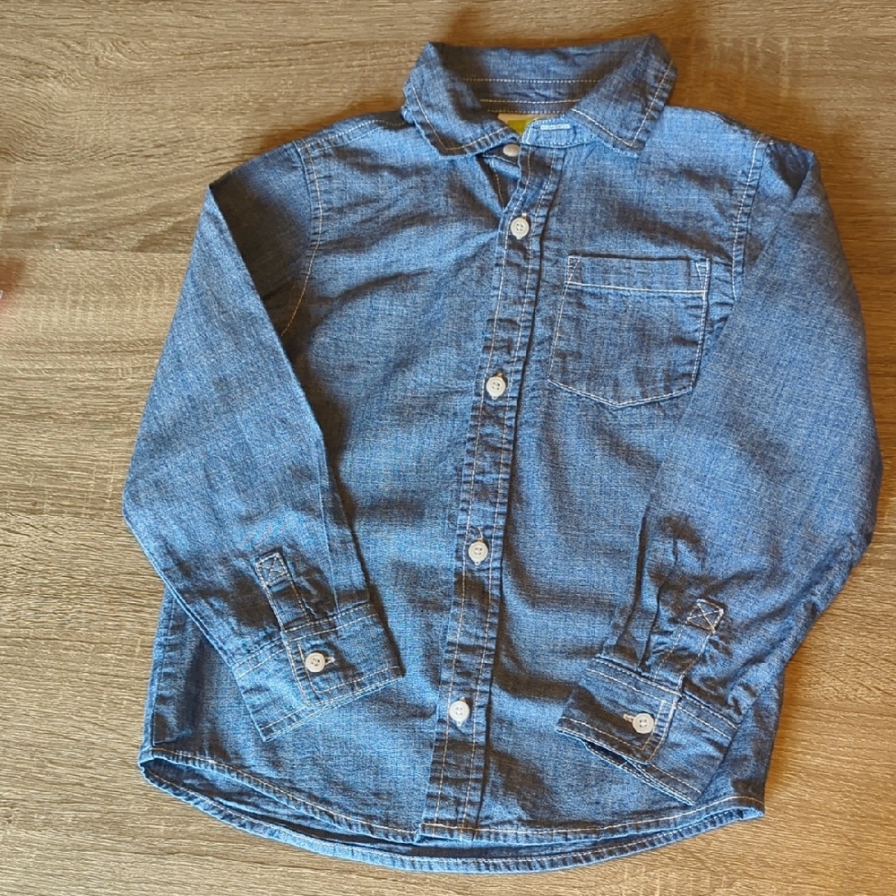 Crazy 8 Classic Blue Button-Down Shirt